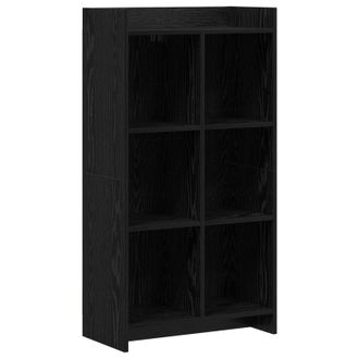 vidaXL Estanter&iacute;a Roble Negro 59 X 30 X 111 Cm Madera De Ingenier&iacute;a Vidaxl