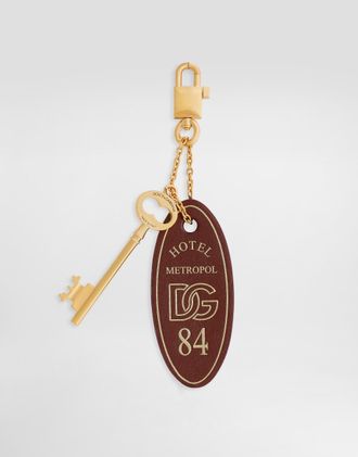 Dolce & Gabbana Calfskin Tassel Keychain - Woman Wallets And Small Leather Goods Bordeaux Onesize