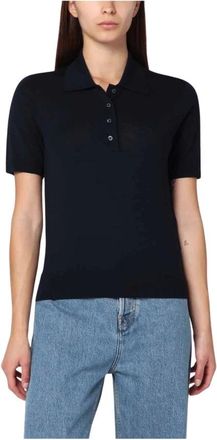 Golden Goose Dames, Tops, Blauw, Maat: XS Wol