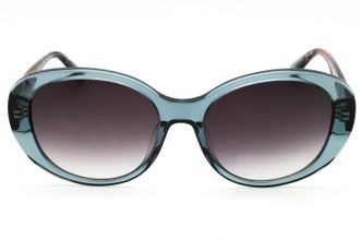 Anne Klein AK7081 Oval Acetate Sunglasses - Blue