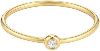 Adornia Adornia Single Natural Diamond 14K Plated Band