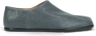Maison Margiela S57Wr 0051 Tabi Slip-On - Heren - Platte Schoenen - Grijs - 40 EU - Leer - Schoenen
