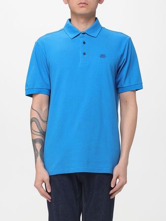 Etro Polo in cotone con logo Pegaso Etro