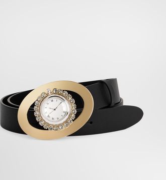 Dolce & Gabbana Calfskin Belt - Man Belts Black 100