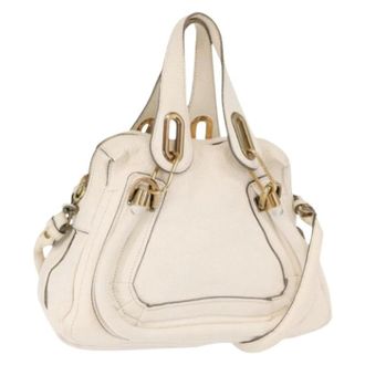 Chlo&eacute; Pre-owned Handbags, female, White, Size: ONE SIZE Pre-owned Hand Bag