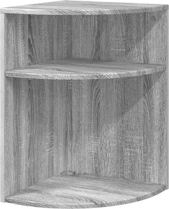 vidaXL Mesa Auxiliar Gris Sonoma 39,7 X 39,7 X 60 Cm Vidaxl