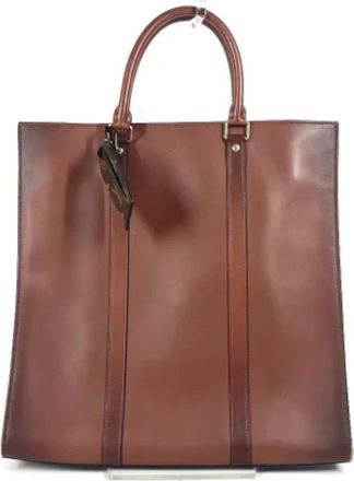 Louis Vuitton Tweedehands leren Louis Vuitton tassen - Dames - Vintage Handtas - Bruin - ONE Size - Leer - Vintage