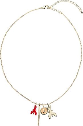Patrizia Pepe Collana Fly Charms - - Accessories - Donna - Giallo - ONE SIZE
