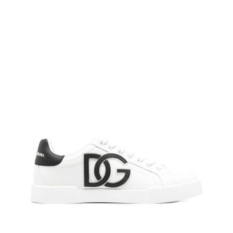 Dolce & Gabbana Sneakers, female, White, Size: 10 1/2 US Portofino Sneaker