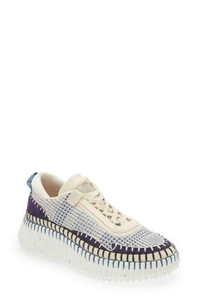 Chloé Nama Platform Sneaker in Cosmic Blue at Nordstrom, Size 10Us