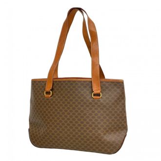 Celine Brown Pvc Tote Bag (Pre-Owned)