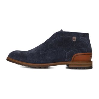 Floris Van Bommel Heren, Schoenen, Blauw, Maat: 42 2/3 EU Wol
