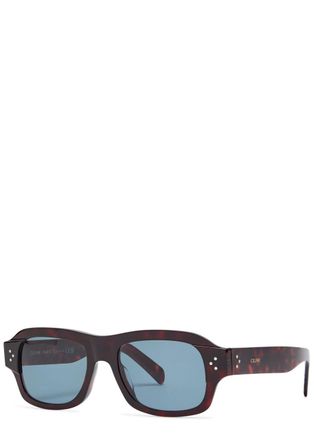 Celine 3 Dots Geometric Sunglasses - Brown - One Size