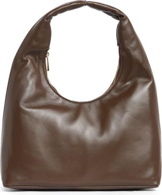 Reformation Willow Leather Shoulder Bag in Pinecone Leather at Nordstrom