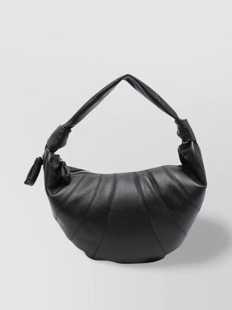 Christophe Lemaire leather fortune croissant shoulder bag