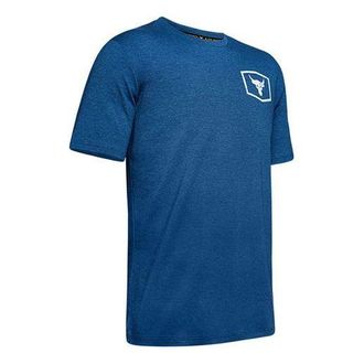 Under Armour Mens Under Armour UA Rock Sports Training Short Sleeve Blue 1346098-480