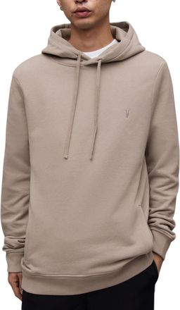 AllSaints All Saints RAVEN OTH Mens Hoodies Pullover Jumper - Brown Cotton - Size X-Large