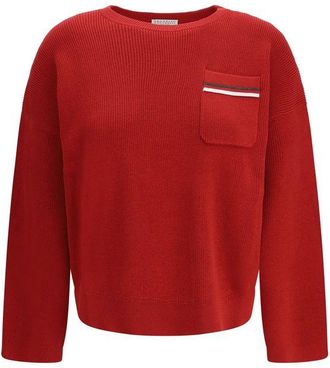 Brunello Cucinelli Multicolor Cotton Womens Sweatshirt