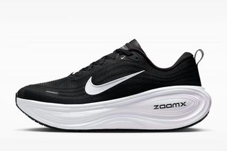 Nike Mens Vomero Plus Road Running Shoes In Black/cool Grey/metallic Dark Grey/white