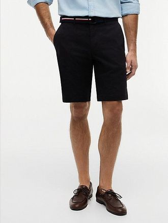 Tommy Hilfiger Denton Belted Twill Slim 9.5 Inseam Shorts