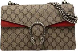Gucci Pre-owned Dionysus Schoudertas - Dames - Vintage Schoudertas - Beige - ONE Size - Leer - Vintage