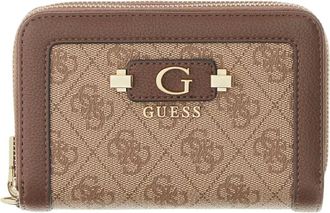 Guess Accessoires, Dames, Beige, ONE Size, Lindsey Medium Portemonnee