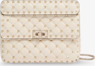 Valentino Garavani Borsa a tracolla Rockstud Spike in pelle con iconiche borchie all-over - VALENTINO GARAVANI - gender_Woman