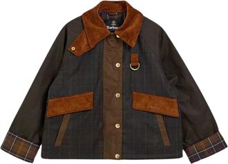 Barbour Jassen, Dames, Groen, XS, Katoen, Irene Waxed Jacket