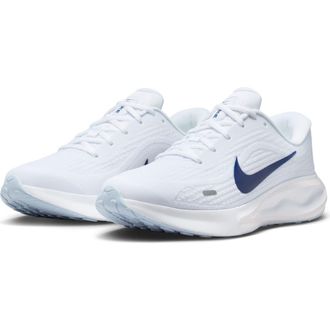Nike Journey Road Runner Sneaker in White/Black/Blue/Pearl Pink at Nordstrom Rack, Size 10.5