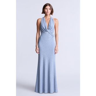 BCBGeneration Knit Demi Gown in Wedgewood Blue at Nordstrom, Size 10