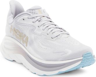 Hoka One One Clifton 10 Running Shoe in Ash Grey /Foggy Grey at Nordstrom, Size 10.5