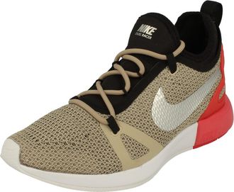 Nike Dual Racer Womens Running Trainers - Khaki - Size UK 4.5