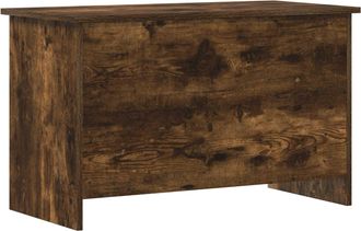 vidaXL Ba&uacute;l De Almacenamiento Roble Ahumado 80 X 40 X 50 Cm Vidaxl