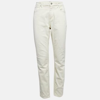 HUGO BOSS Boss By Hugo Boss White Denim The Jackie Slim Crop Jeans M Waist