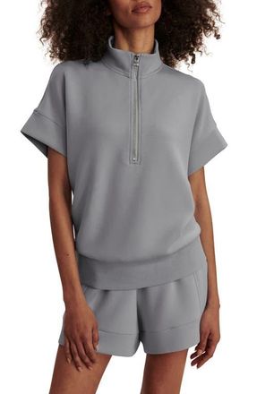 Varley Ritchie Short Sleeve Half Zip in Wind Blue at Nordstrom, Size X-Small