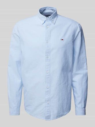 Tommy Jeans Regular Fit Freizeithemd mit Button-Down-Kragen Modell OXFORD in Hellblau, Gr&ouml;&szlig;e XS