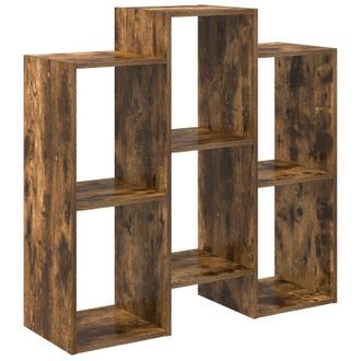 vidaXL Aparador Roble Ahumado 90 X 30 X 90 Cm Vidaxl