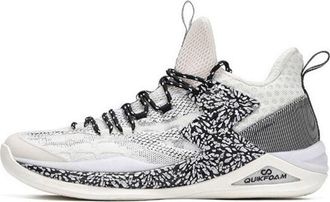 361&deg; x Aaron Gordon QU!K Basketball Shoes White Grey 572021109-4