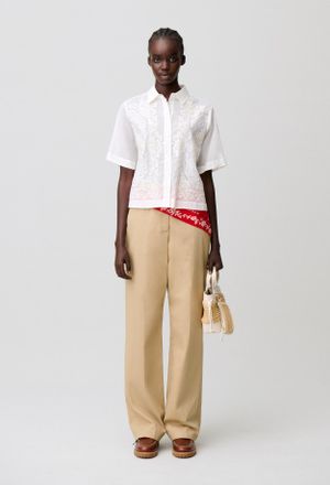 Claudie Pierlot Chemise coton broderie