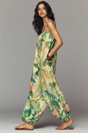 Farm Rio Linen Balloon Jumpsuit