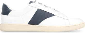 Rhude Sneakers, male, White, Size: 11 US Vintage Court Leather Low-Top Sneakers