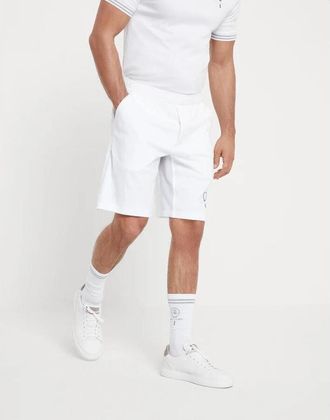 Brunello Cucinelli White Tailored Athletic Shorts, Size X-Small