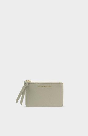 Katie Loxton Hallie Coin and Cardholder in Green Mist at Nordstrom