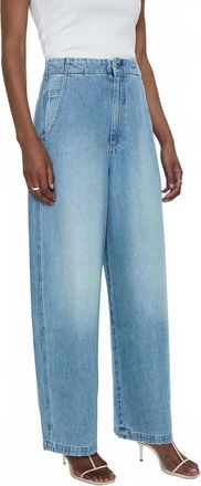 Pistola Denim Lottie High Rise Relaxed Bowed Jeans In Qualifier