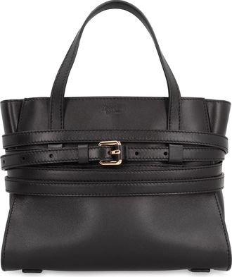 Moschino Tie Me Small Leather Handbag