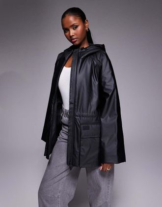 Barbour Jourdaine - Giacca impermeabile nera-Nero