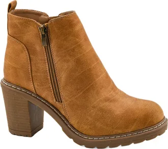 Corkys Footwear Womens Rocky Top Zippered Boots Shoes In Camel