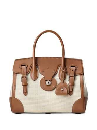 Ralph Lauren Collection Soft Ricky 27 woven tote bag - Neutrals