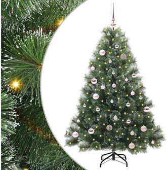 vidaXL &Aacute;rbol De Navidad Artificial Con 150 Led Verde 150 Cm Pe Y Pvc Vidaxl