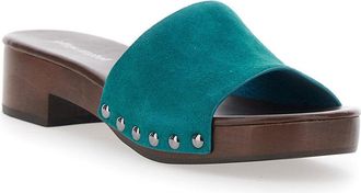 Jeffrey Campbell Womens Sandals Cambrie Blue Leather